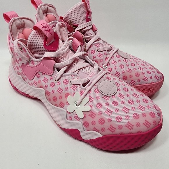 ADIDAS Harden Vol 6 Monogram Pink Cloud Basketball Shoes Men's Size 11.5 GW9033 - Picture 6 of 14
